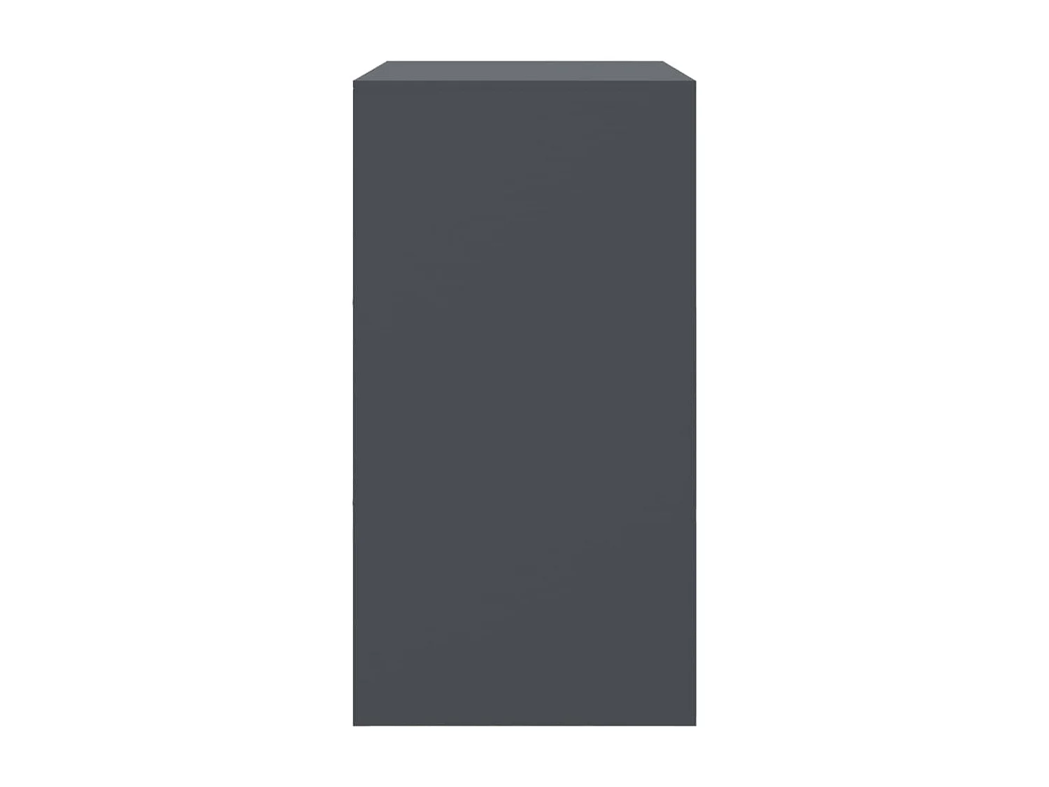 Buffet anthracite 67x39x73 cm acier