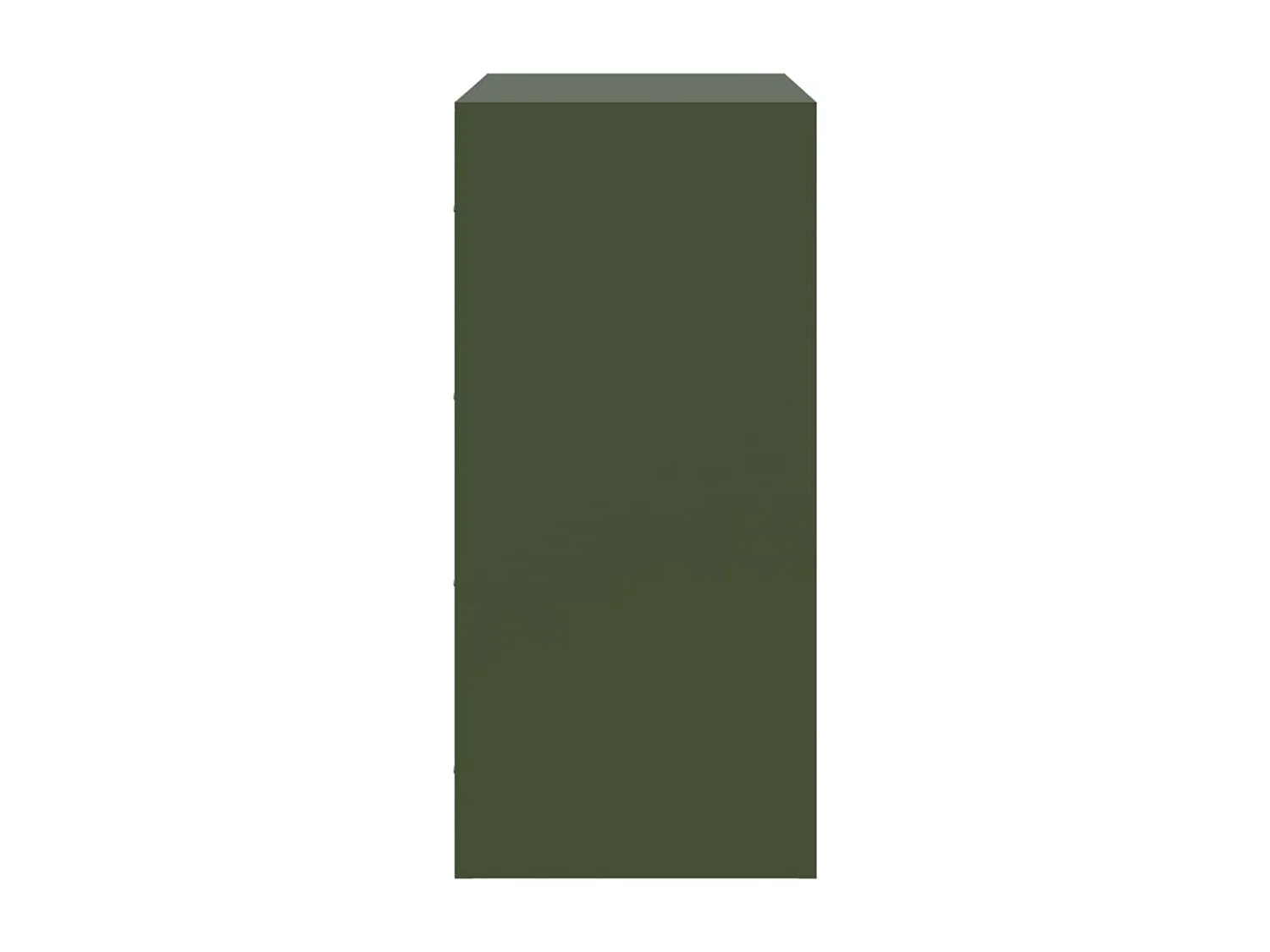 Buffet vert olive 67x39x83 cm acier