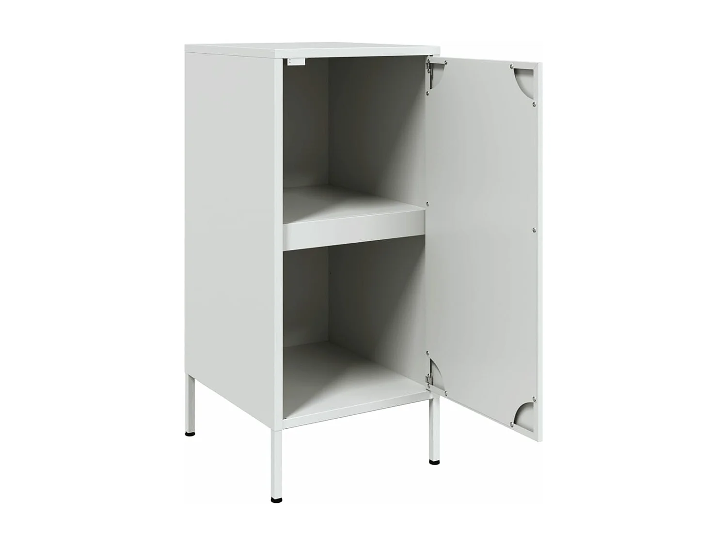 Credenza Bianca 36x39x79 cm in Acciaio