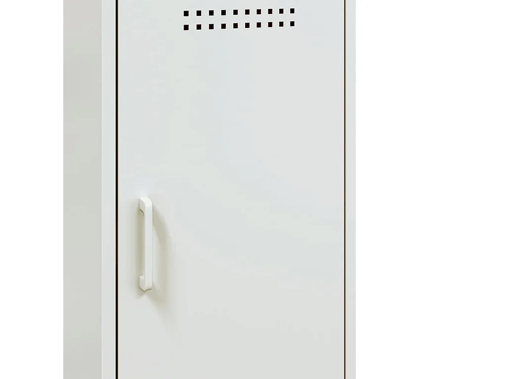 Credenza Bianca 36x39x79 cm in Acciaio