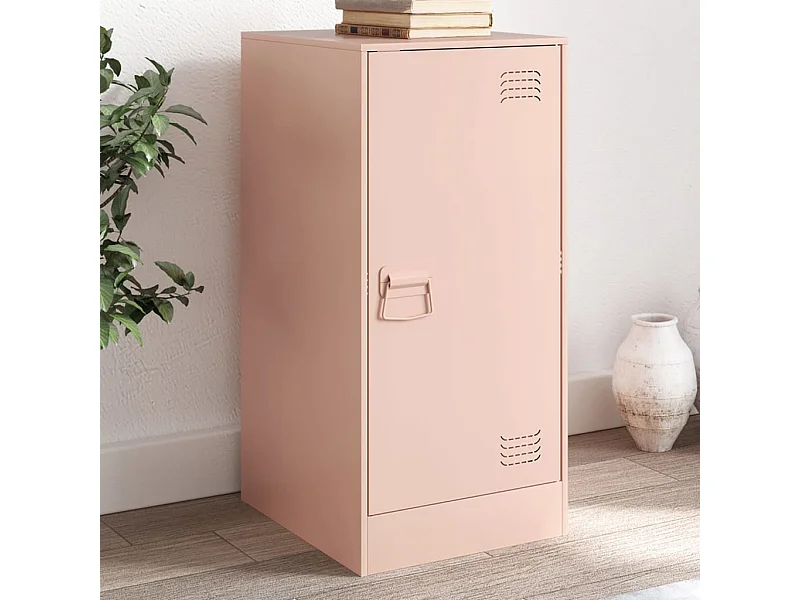 Aparador 34,5x39x73 cm aço rosa