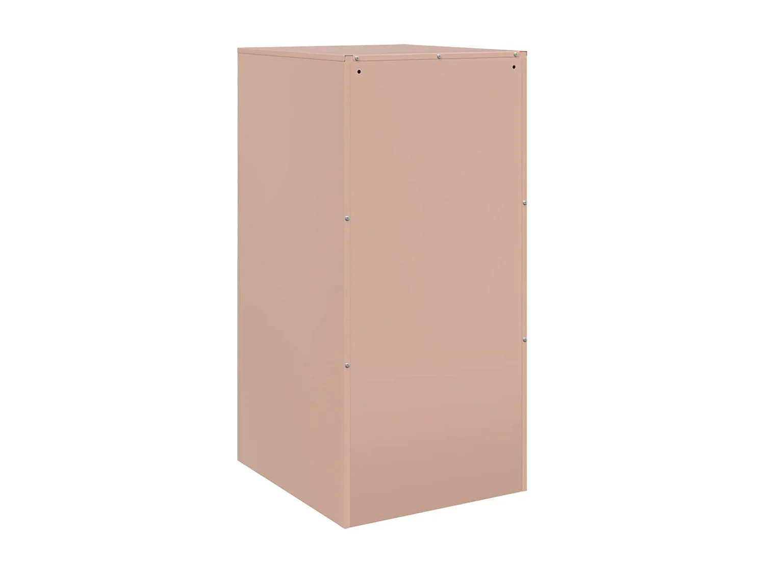 Aparador de acero rosa 34,5x39x73 cm