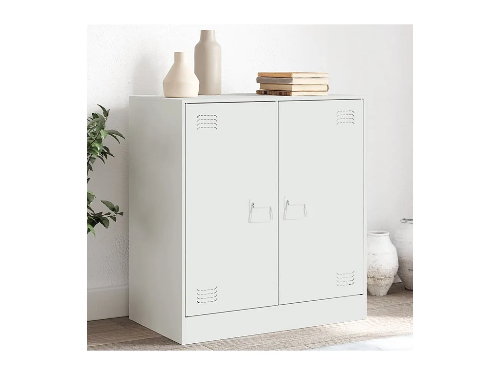 Sideboard Weiß 67x39x73 cm Stahl