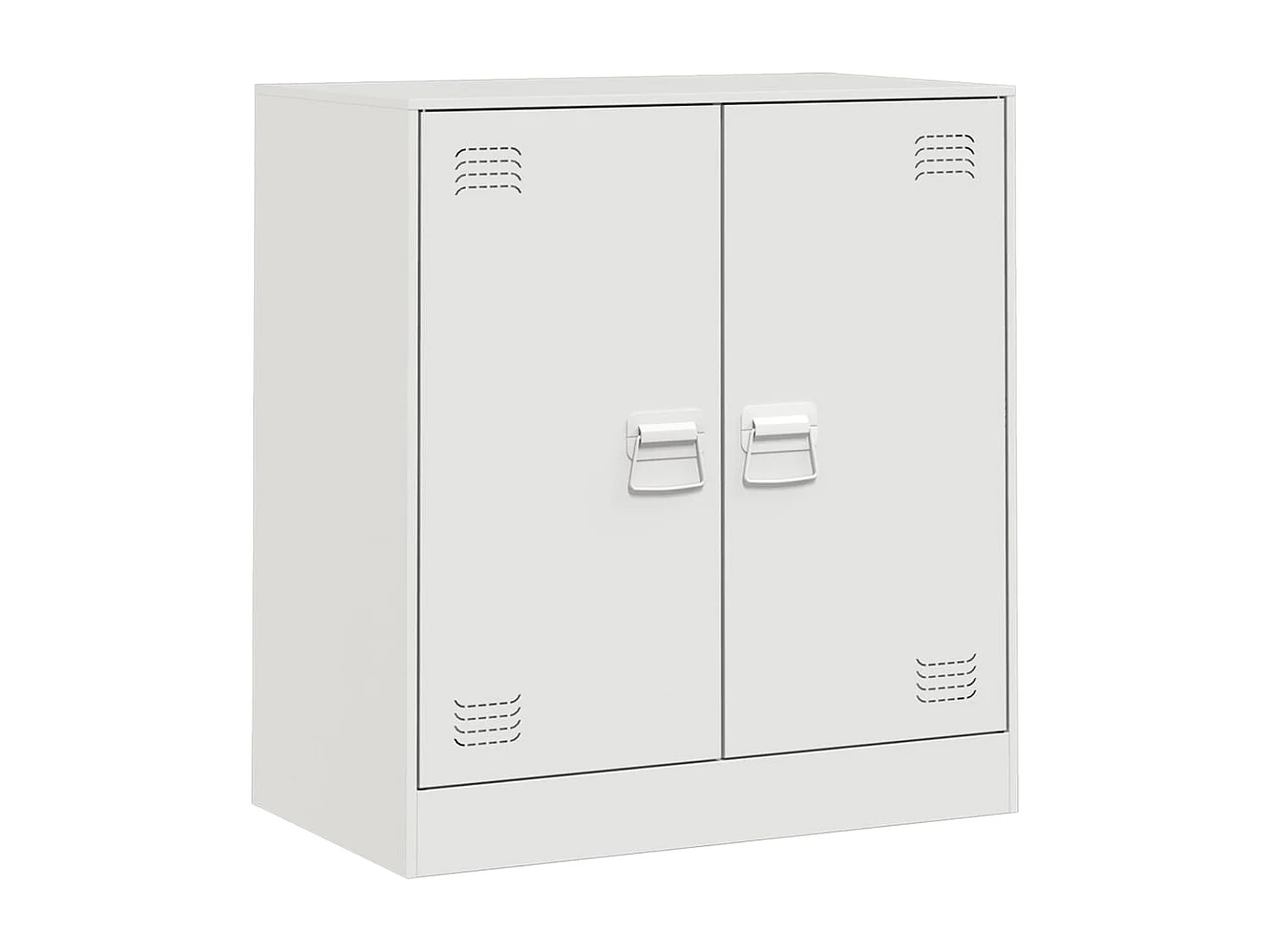 Aparador 67x39x73 cm aço branco