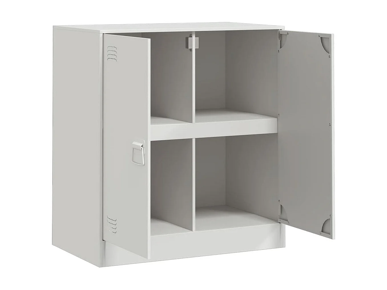 Aparador 67x39x73 cm aço branco