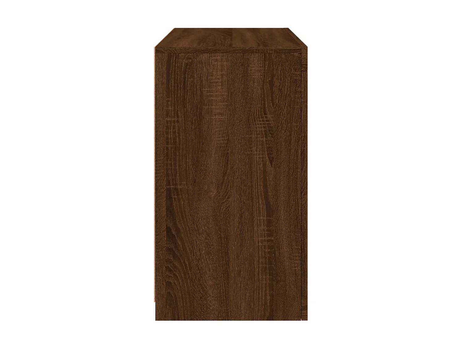 Sideboard mit LED-Leuchten Braun Eichen-Optik 60,5x37x67 cm