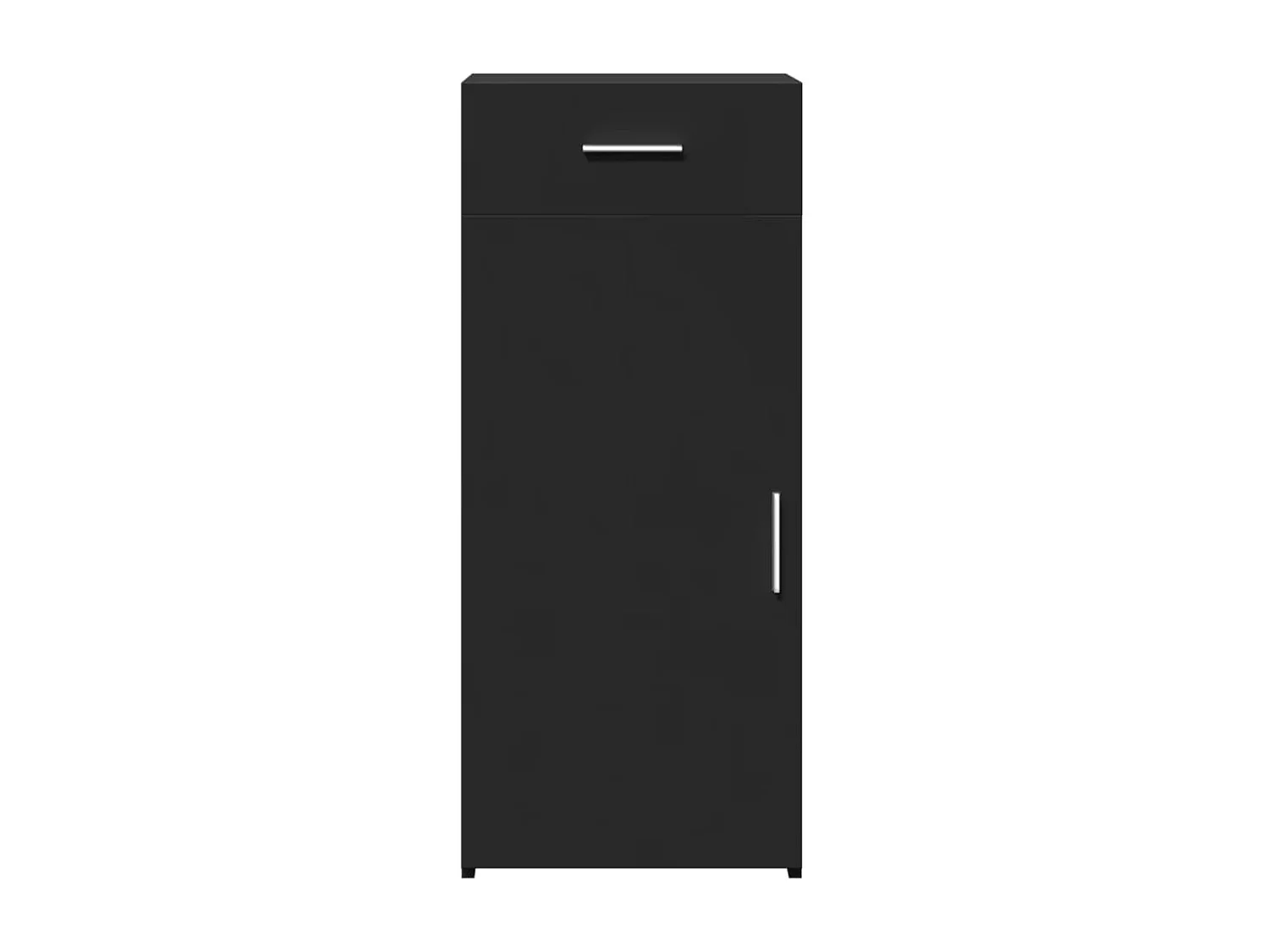 Buffet noir 40x42,5x93 cm bois d'ingénierie