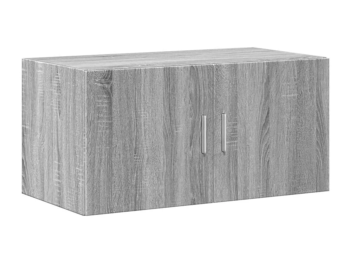 Wandschrank Grau Sonoma 80x42,5x40 cm Holzwerkstoff