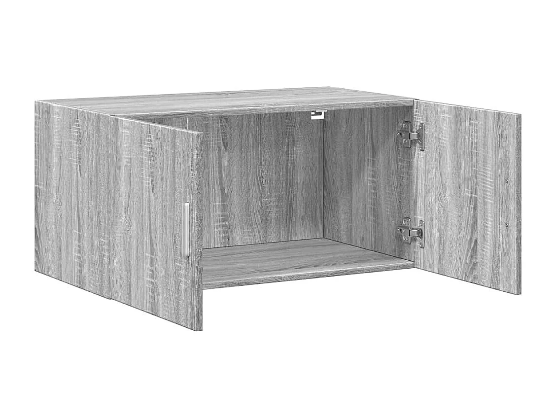 Wandschrank Grau Sonoma 80x42,5x40 cm Holzwerkstoff