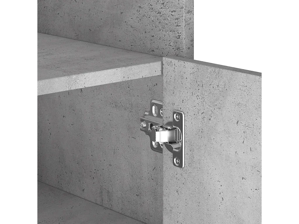 Sideboard Betongrau 45x35x75 cm Holzwerkstoff