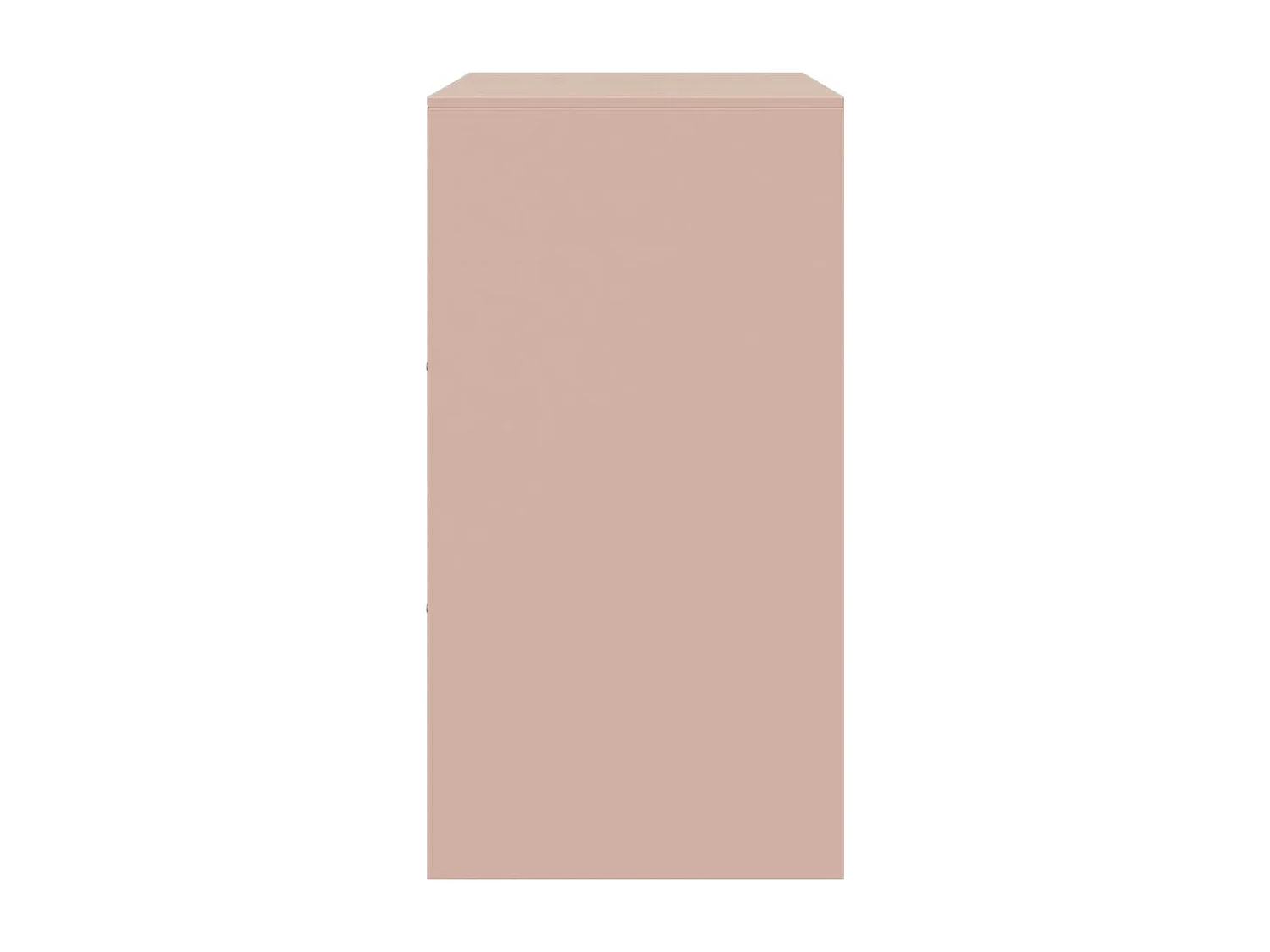 Aparador de acero rosa 67x39x73 cm