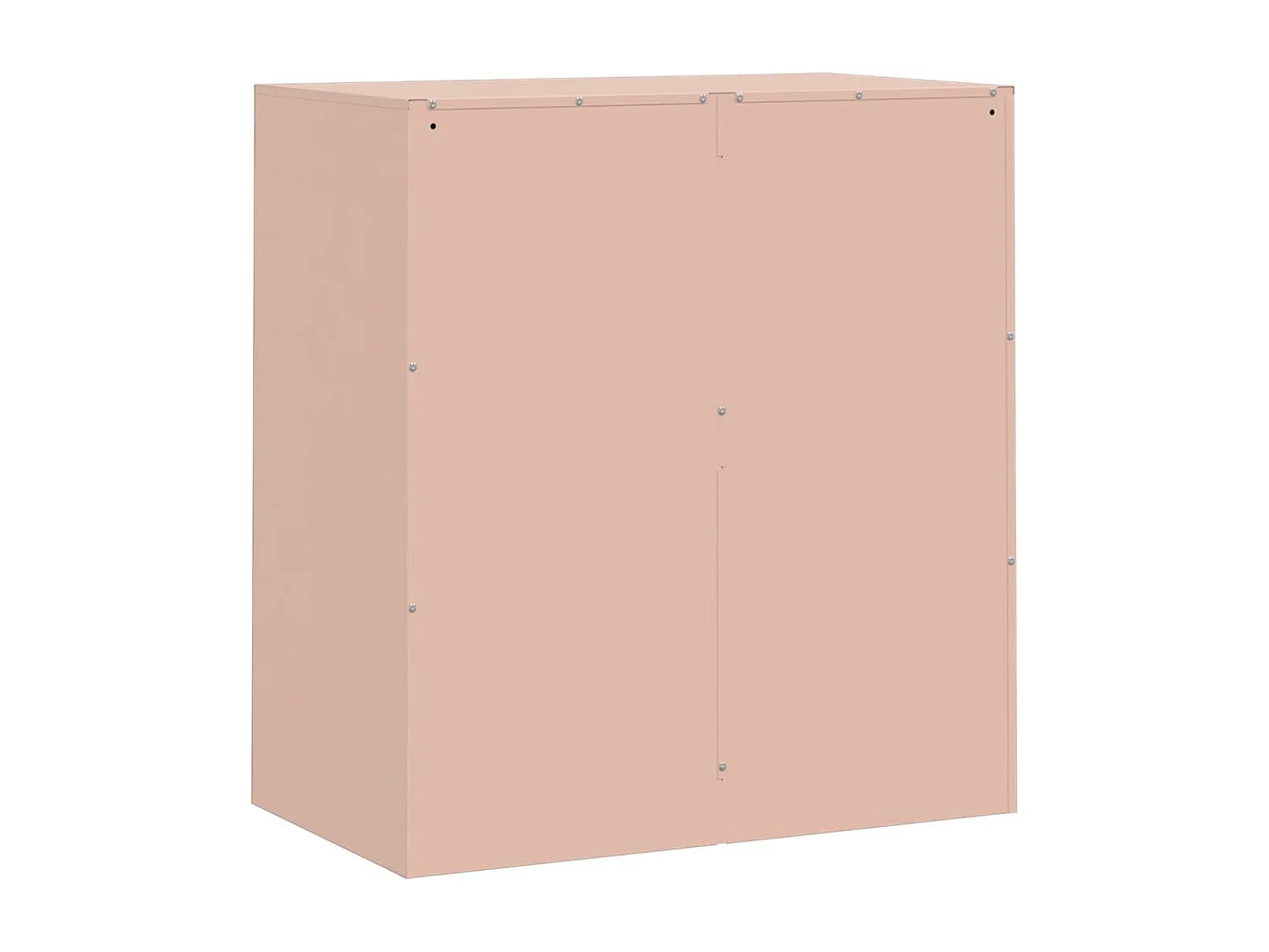 Aparador de acero rosa 67x39x73 cm