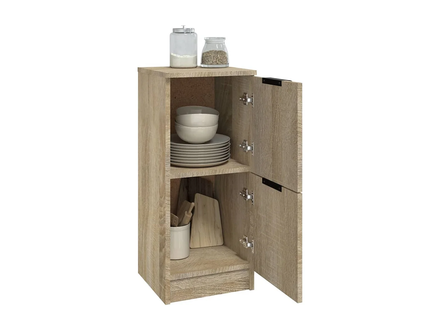 Buffets 2 pcs Chêne Sonoma 30x30x70 cm Bois d'ingénierie