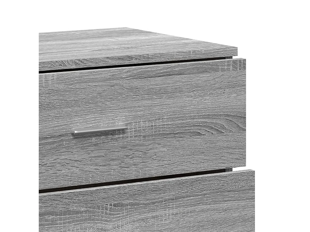 Sideboard Grau Sonoma 60x39x80 cm Holzwerkstoff