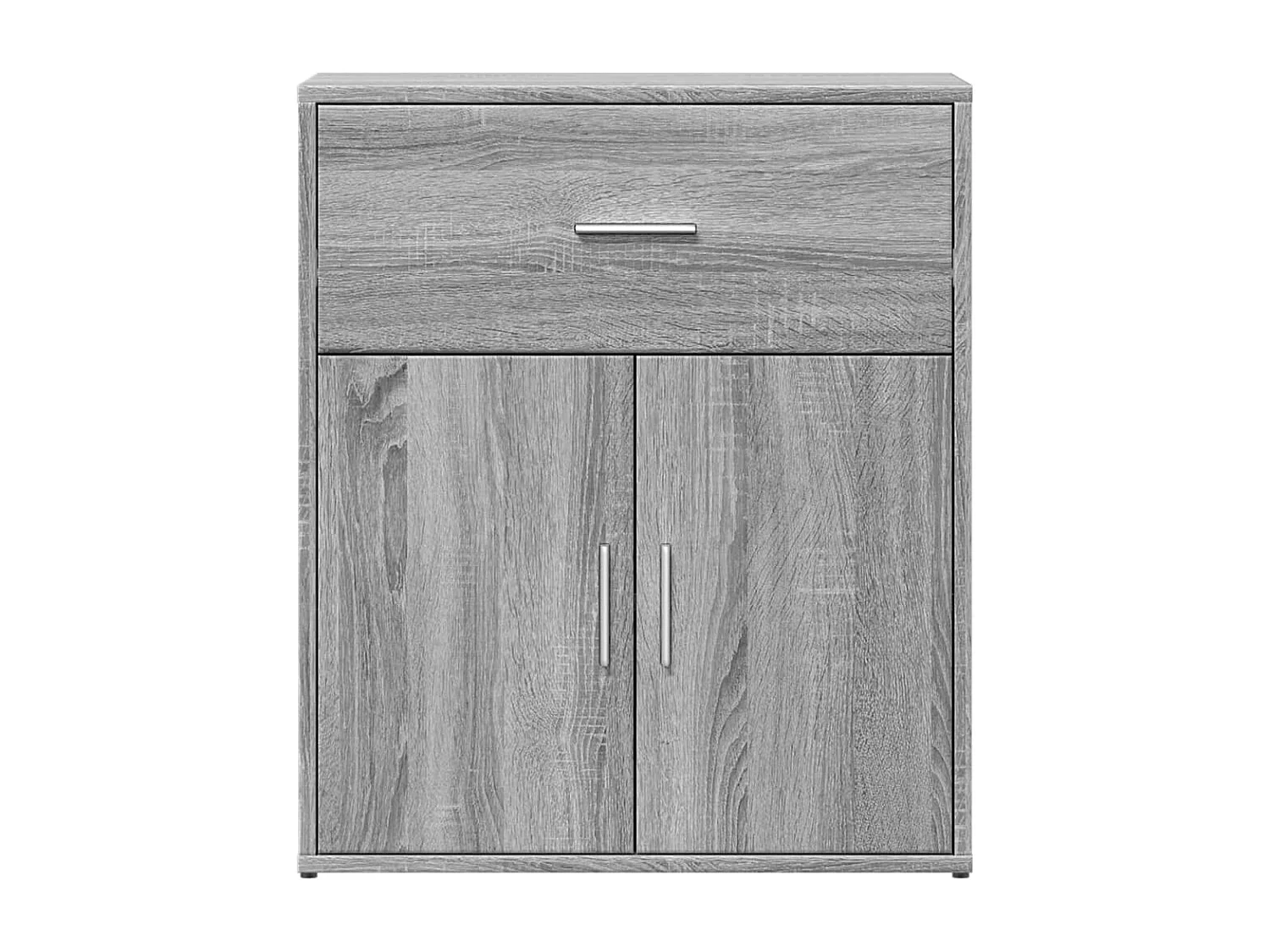 Sideboards 2 Stk. Grau Sonoma-Eiche 60x31x70 cm Holzwerkstoff