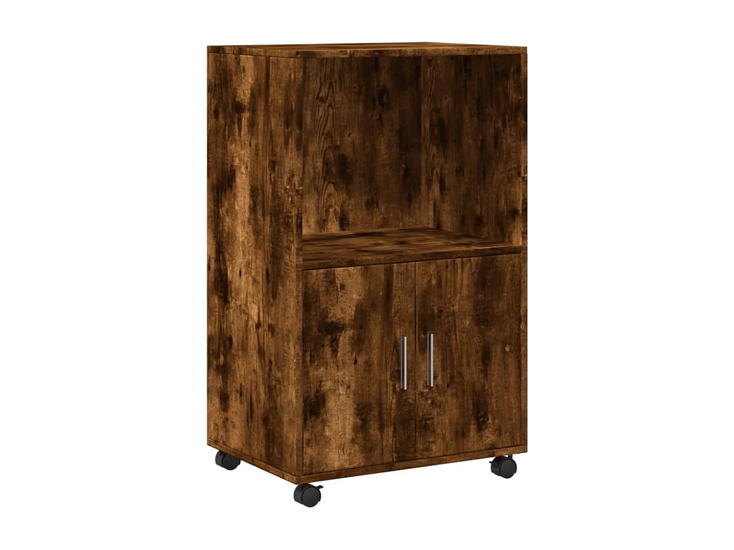 Rollschrank Räuchereiche 55x40x91 cm Holzwerkstoff