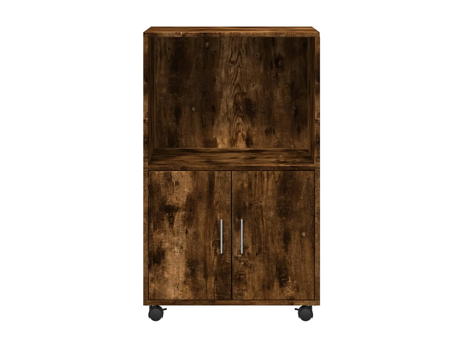 Rollschrank Räuchereiche 55x40x91 cm Holzwerkstoff
