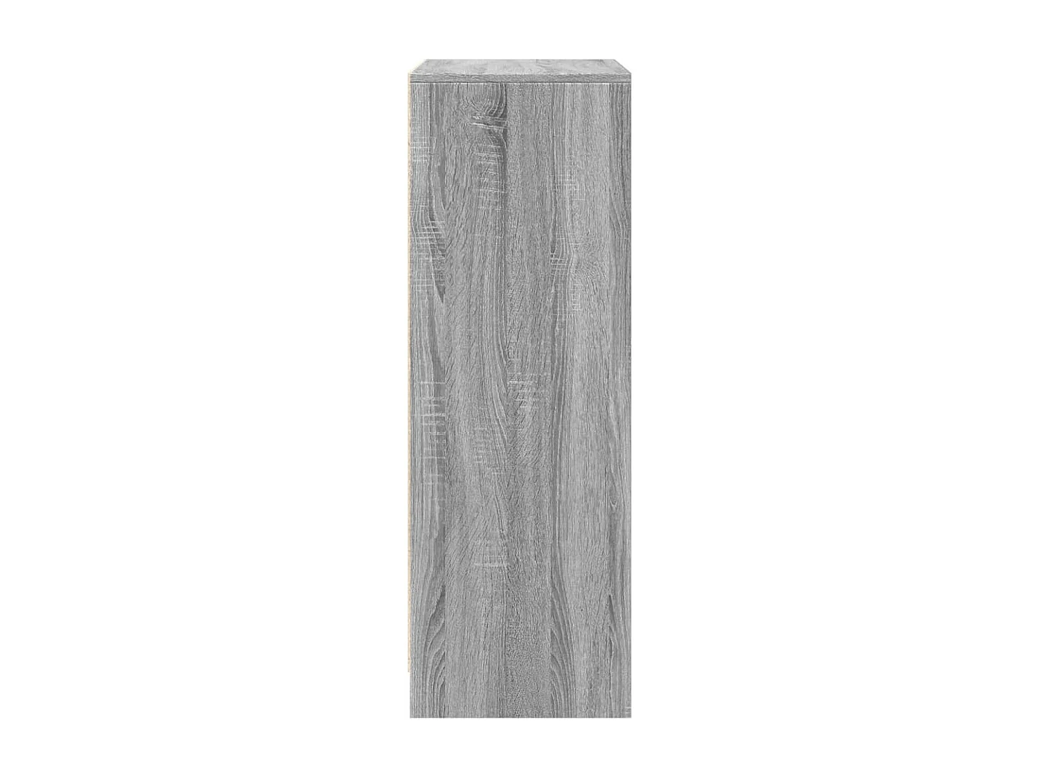 Buffet avec LED sonoma gris 77x34x100 cm bois d'ingénierie