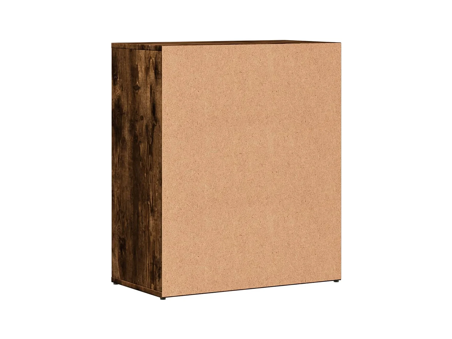 Buffet chêne fumé 60x31x70 cm bois d'ingénierie