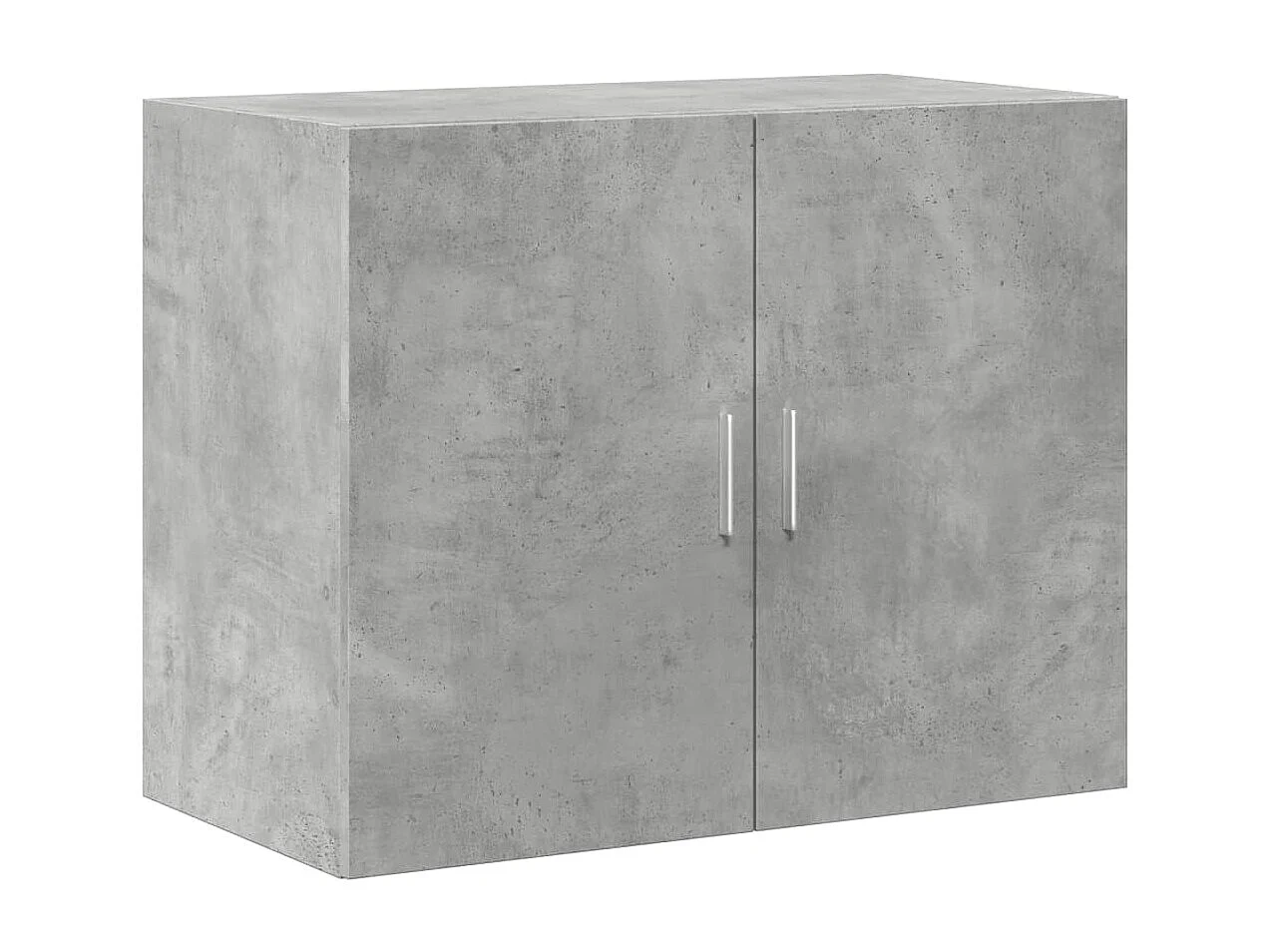 Armoire murale gris béton 80x42,5x64 cm bois d'ingénierie