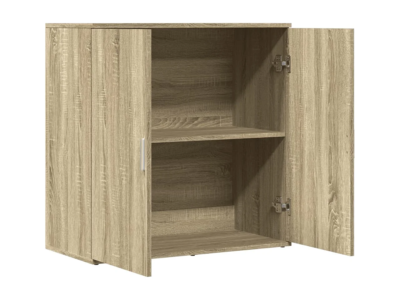 Credenza Rovere Sonoma 79x38x80 cm in Legno Multistrato