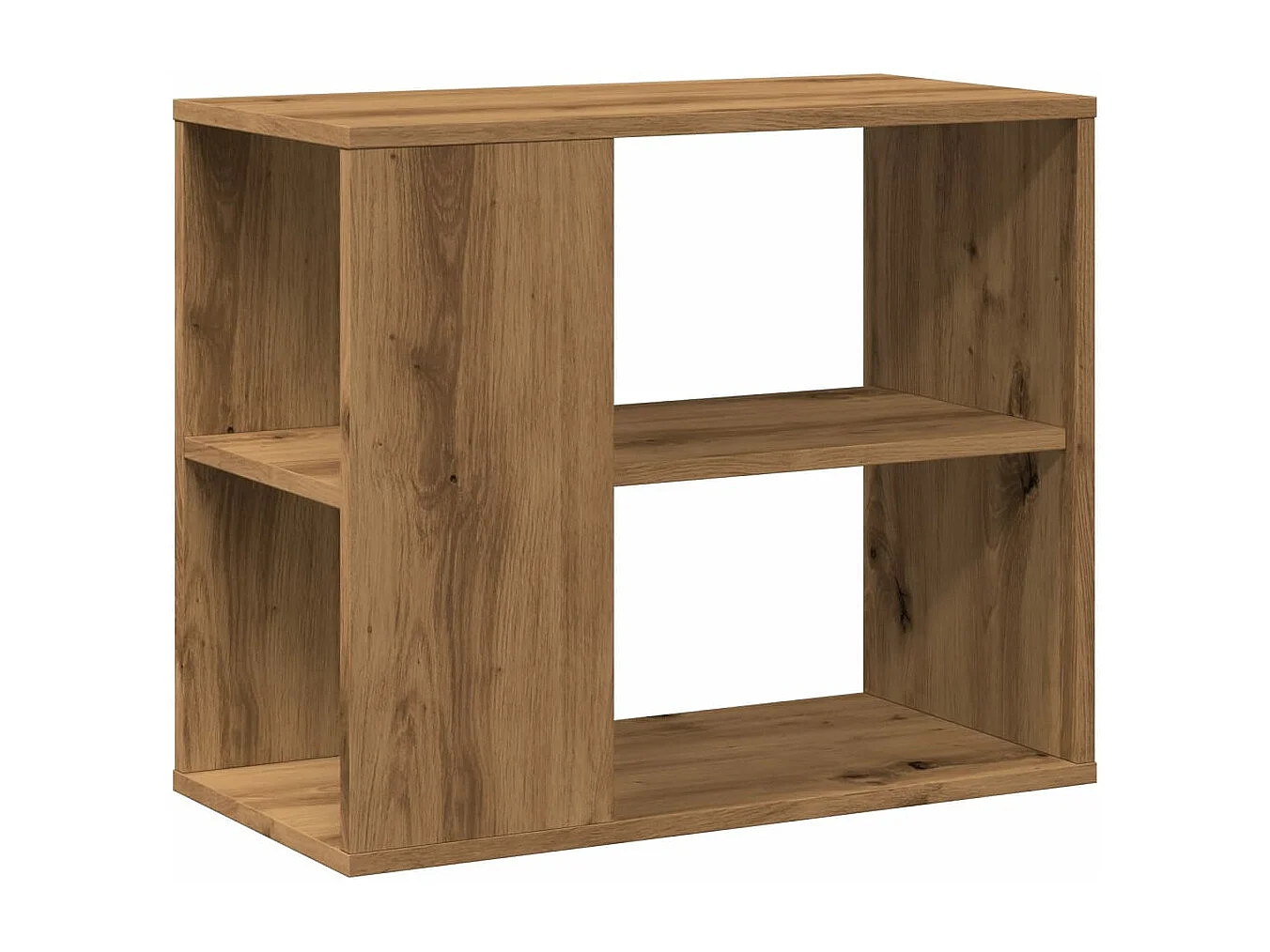 Mobiletto Laterale Rovere Artigianale 60x30x50 cm Multistrato