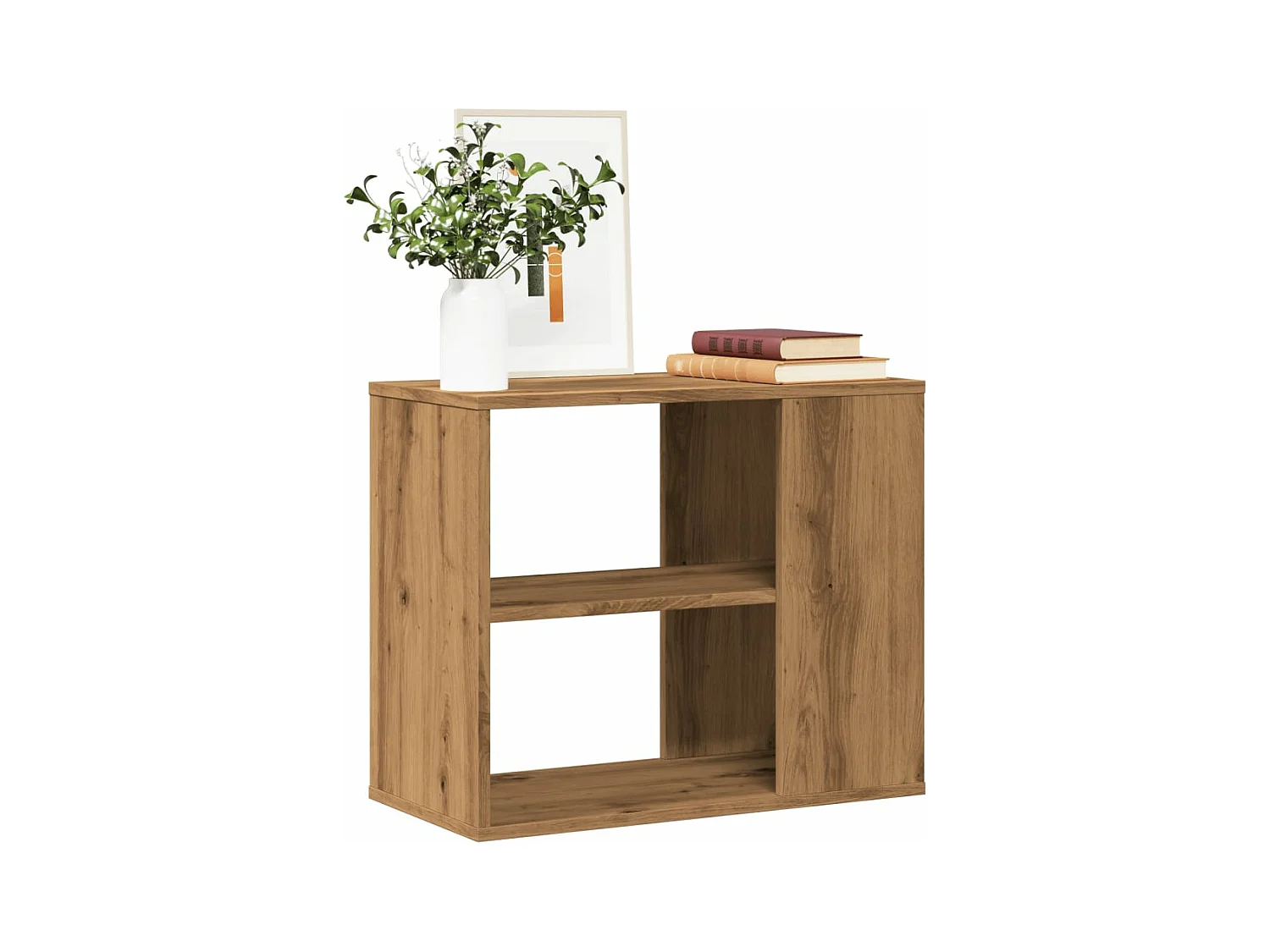 Armoire latérale chêne artisanal 60x30x50 cm bois d'ingénierie