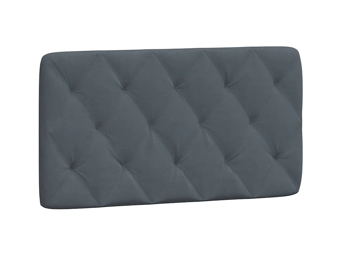Bedframe zonder matras 100x200 cm fluweel donkergrijs
