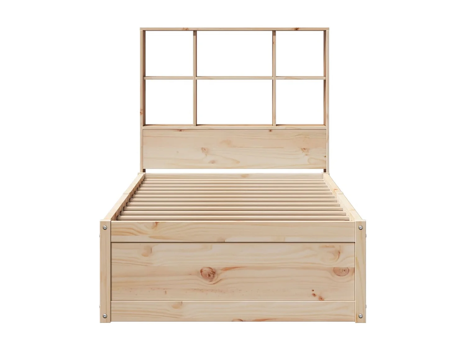 Cadre de lit sans matelas 90x200 cm bois de pin massif