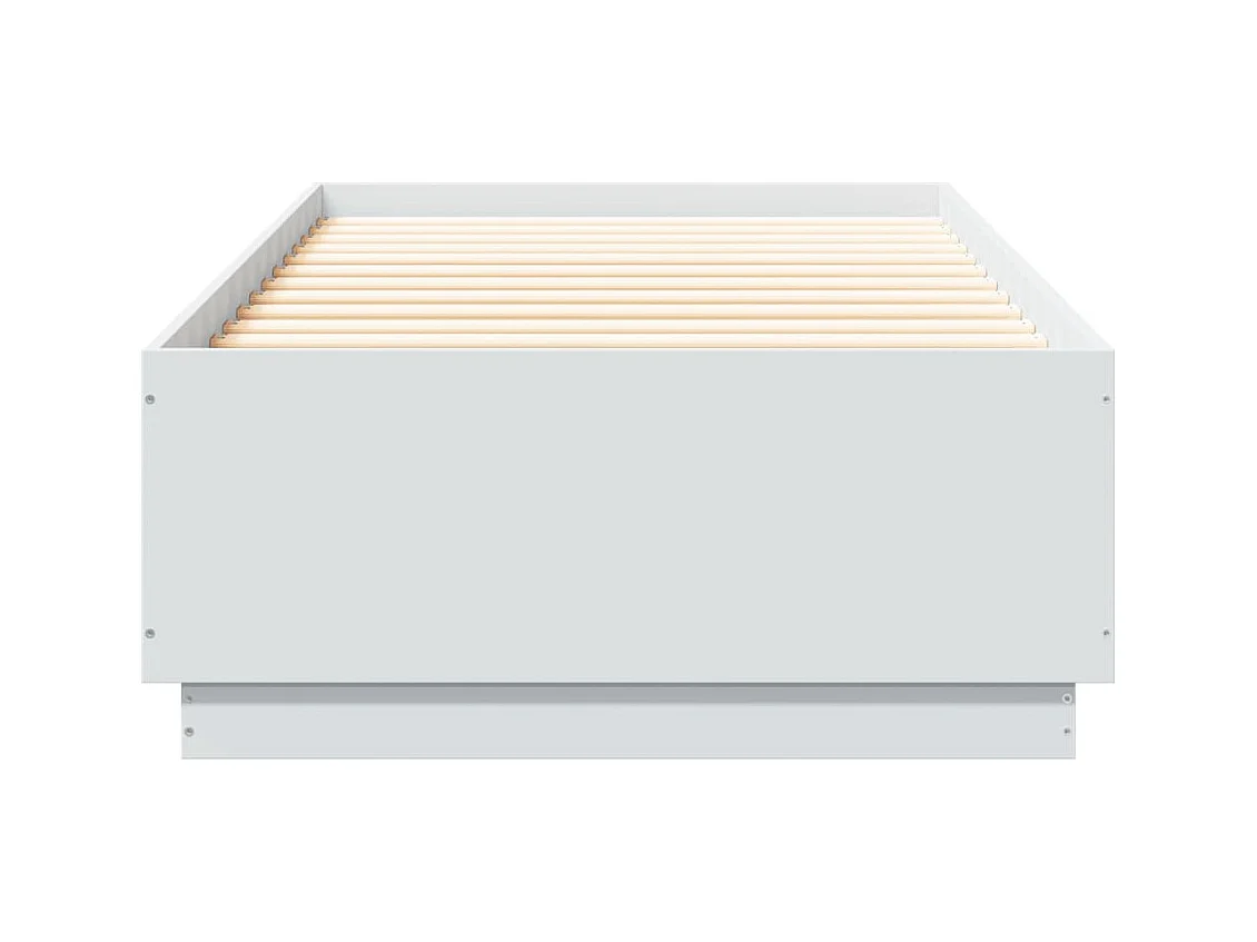 Cadre de lit sans matelas blanc 90x200 cm
