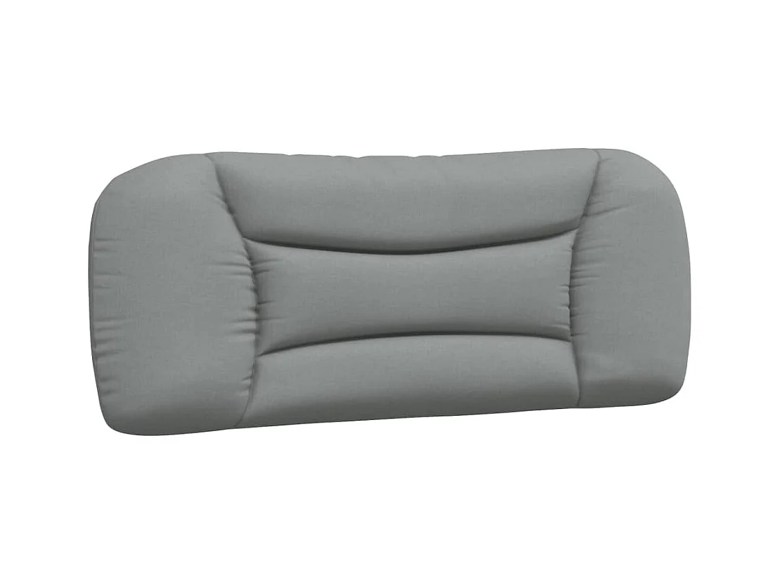 Bedframe zonder matras 100x200 cm stof lichtgrijs