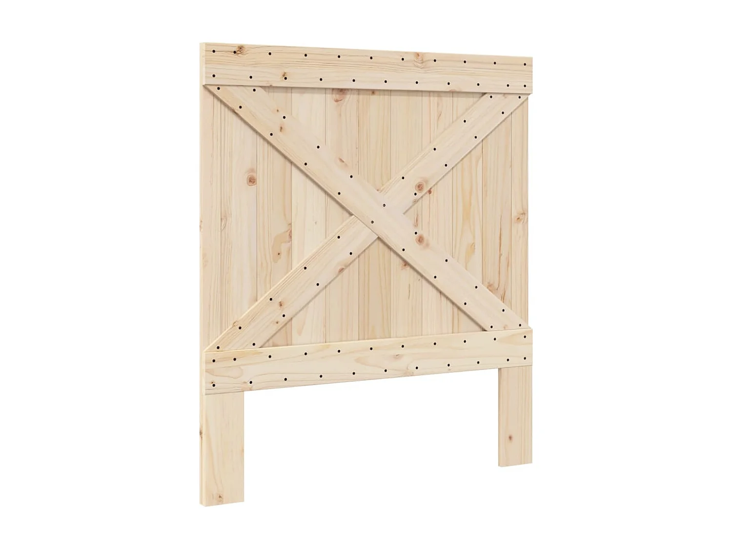 Cadre de lit sans matelas avec tête de lit 90x200 cm