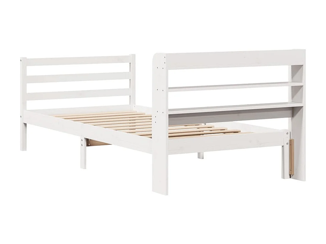 Estrutura cama c/ cabeceira sem colchão 90x190 cm branco