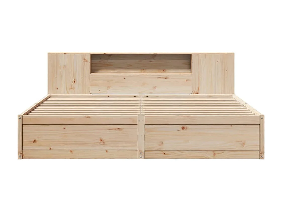 Cadre de lit sans matelas 180x200 cm bois massif de pin