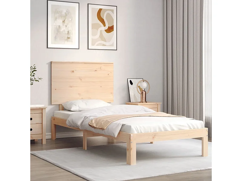 Giroletto con Testiera Small Single in Legno Massello