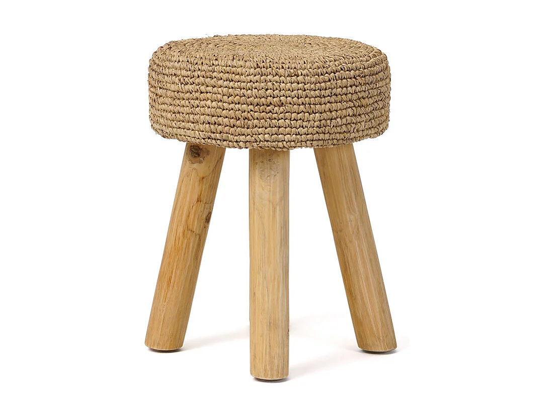 Le Tabouret Raphia - Naturel