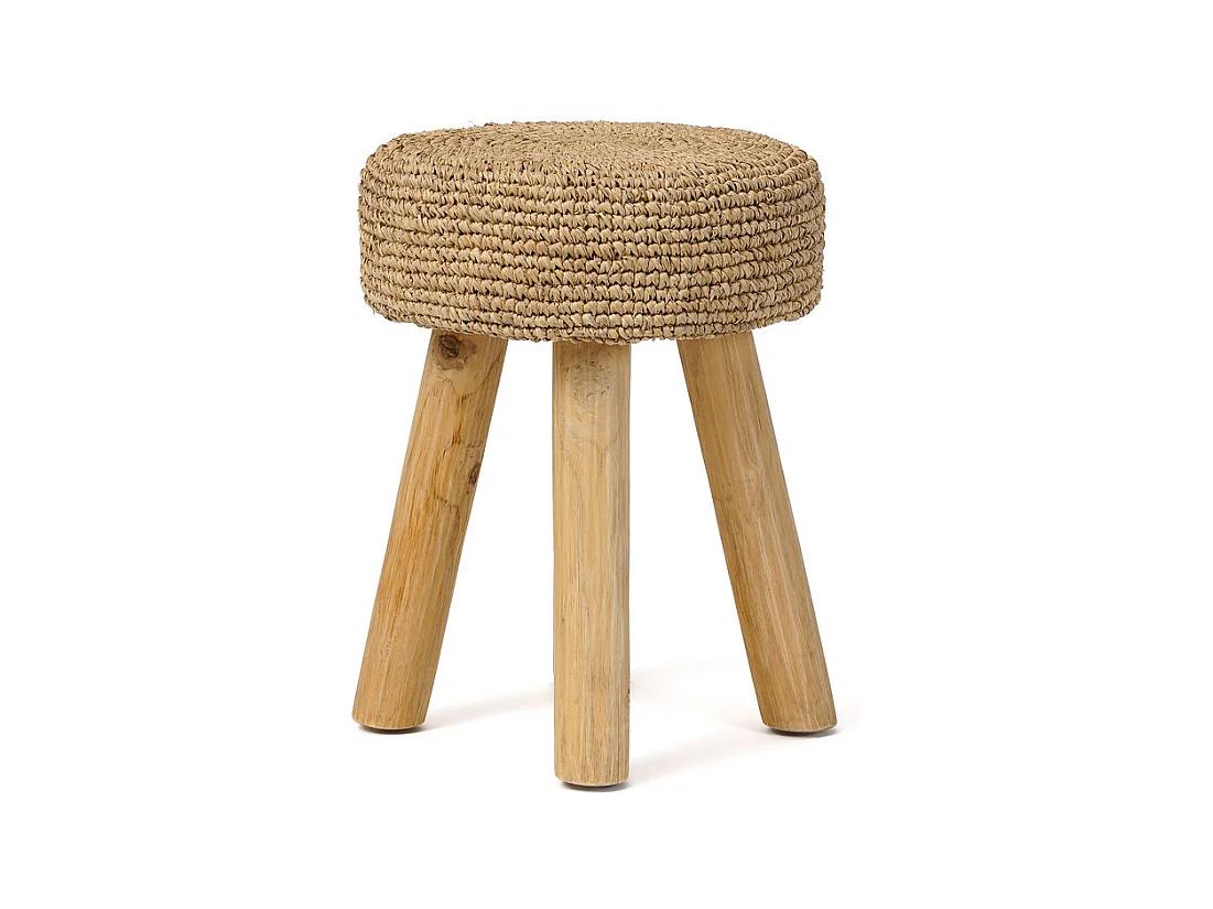 Le Tabouret Raphia - Naturel
