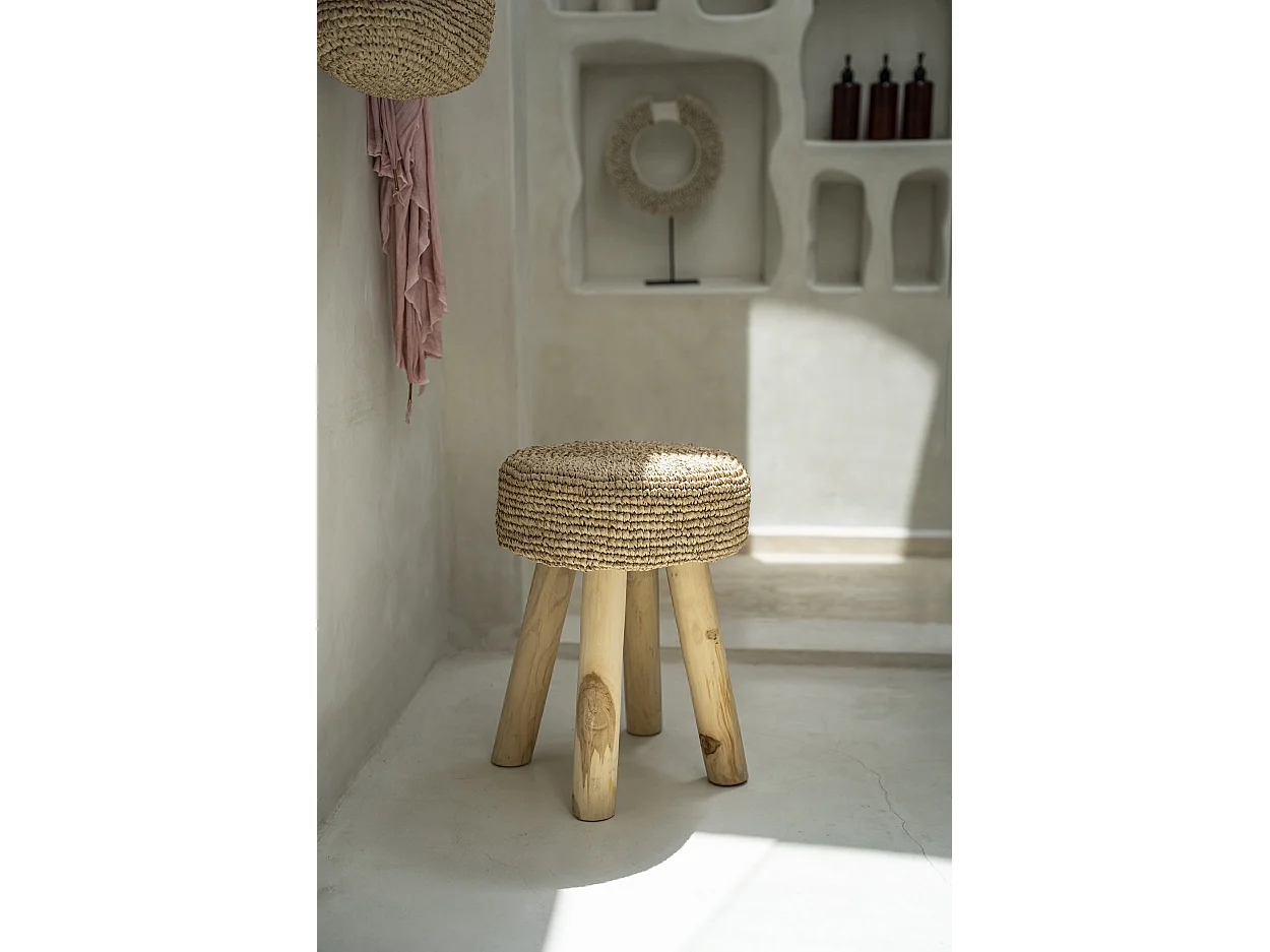 De Raffia Kruk - Naturel