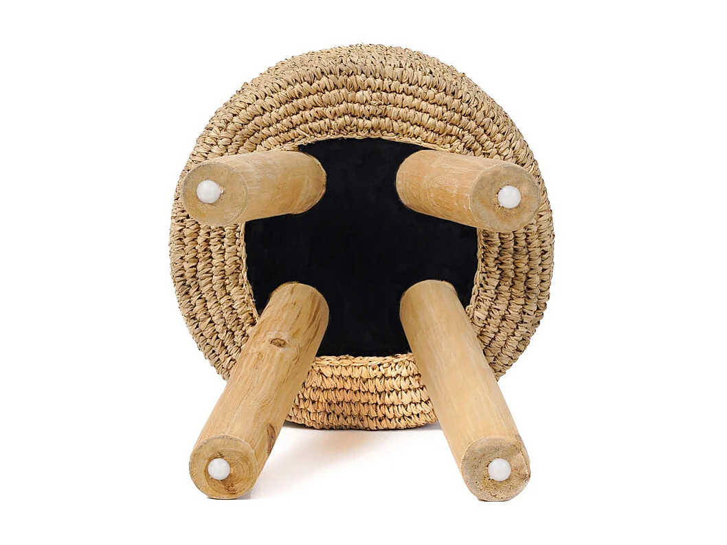 De Raffia Kruk - Naturel