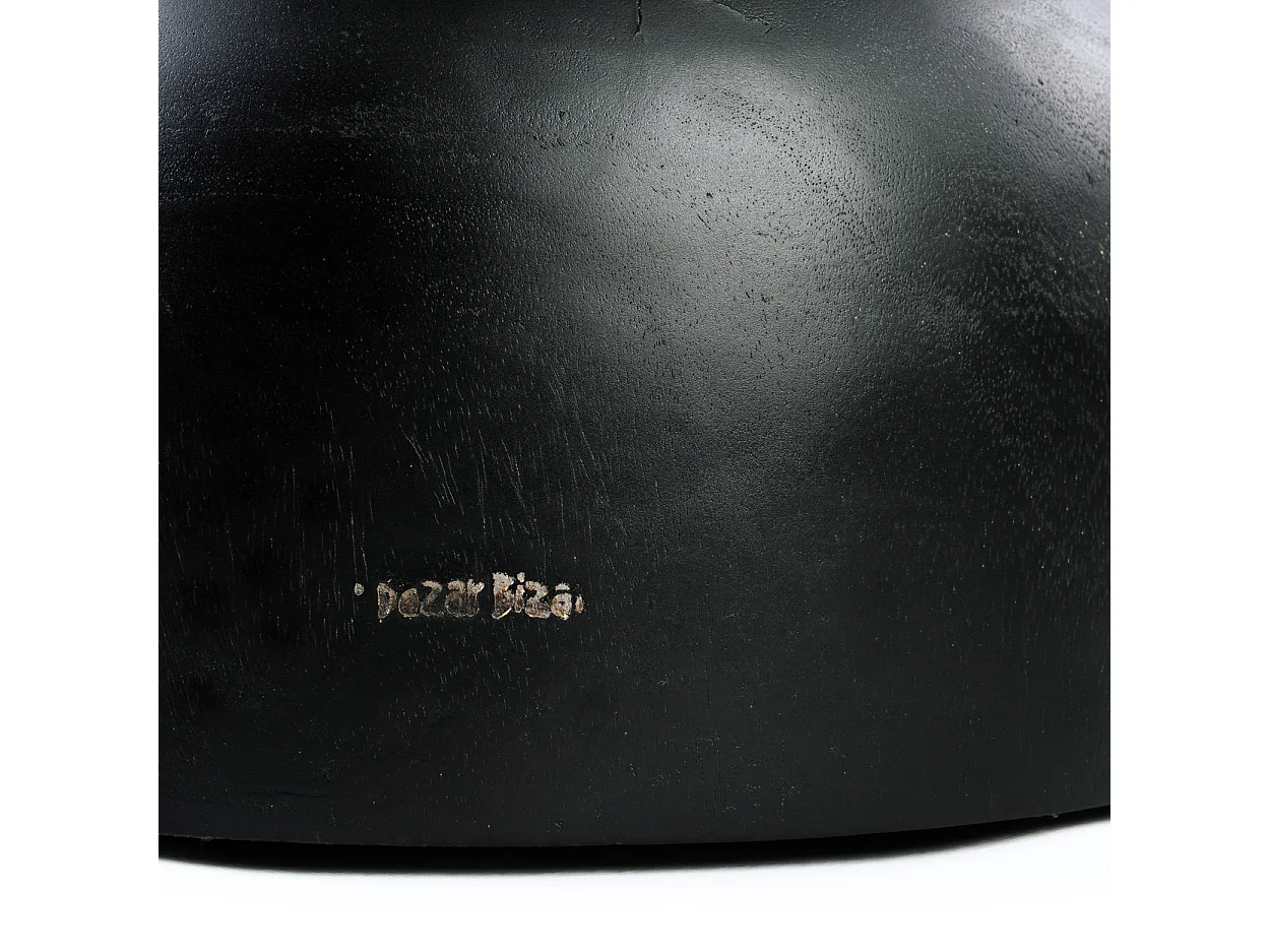 Le Tabouret Karbun - Noir Naturel