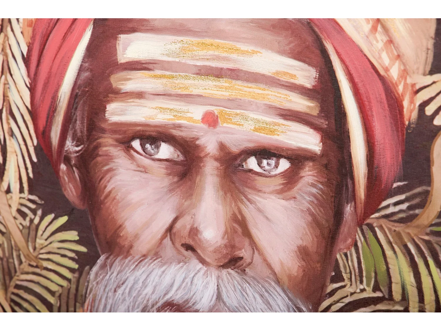 Cuadro Hombre 80% Pintado A Mano Marco 80x4x120 Cm