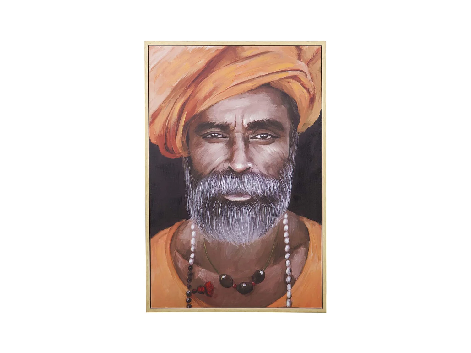 Cuadro Hombre 80% Pintado A Mano Marco 80x4x120 Cm