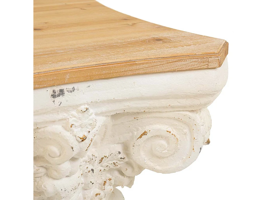 Brauner Couchtisch aus Holz 62x62x46h cm