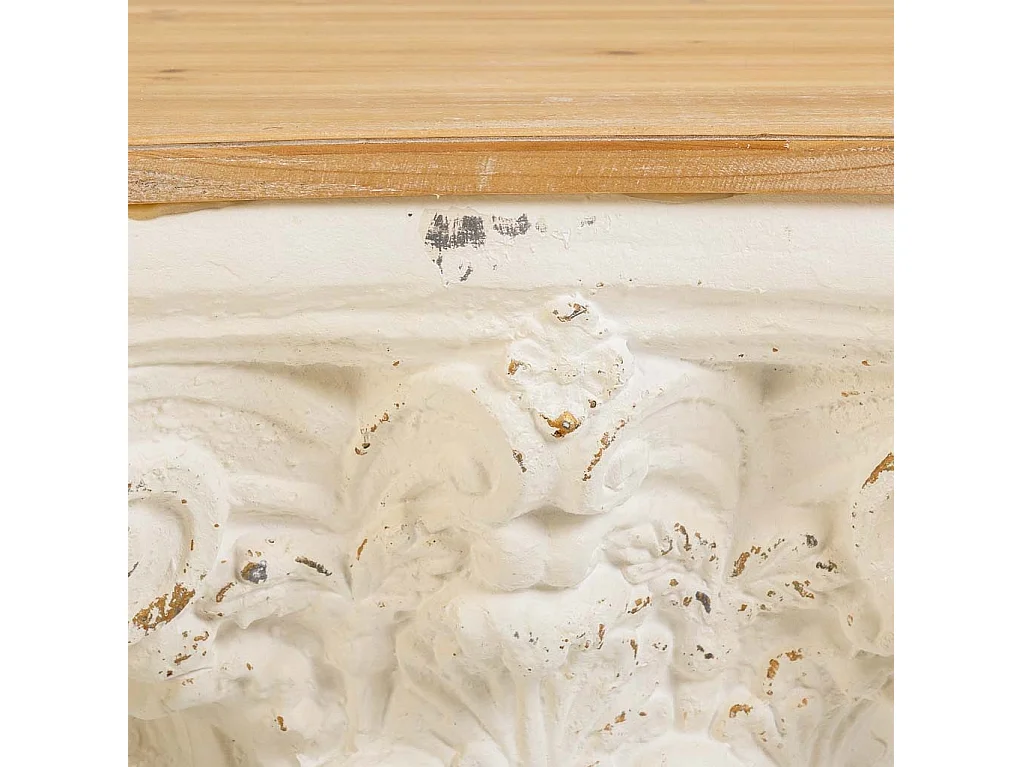 Brauner Couchtisch aus Holz 62x62x46h cm