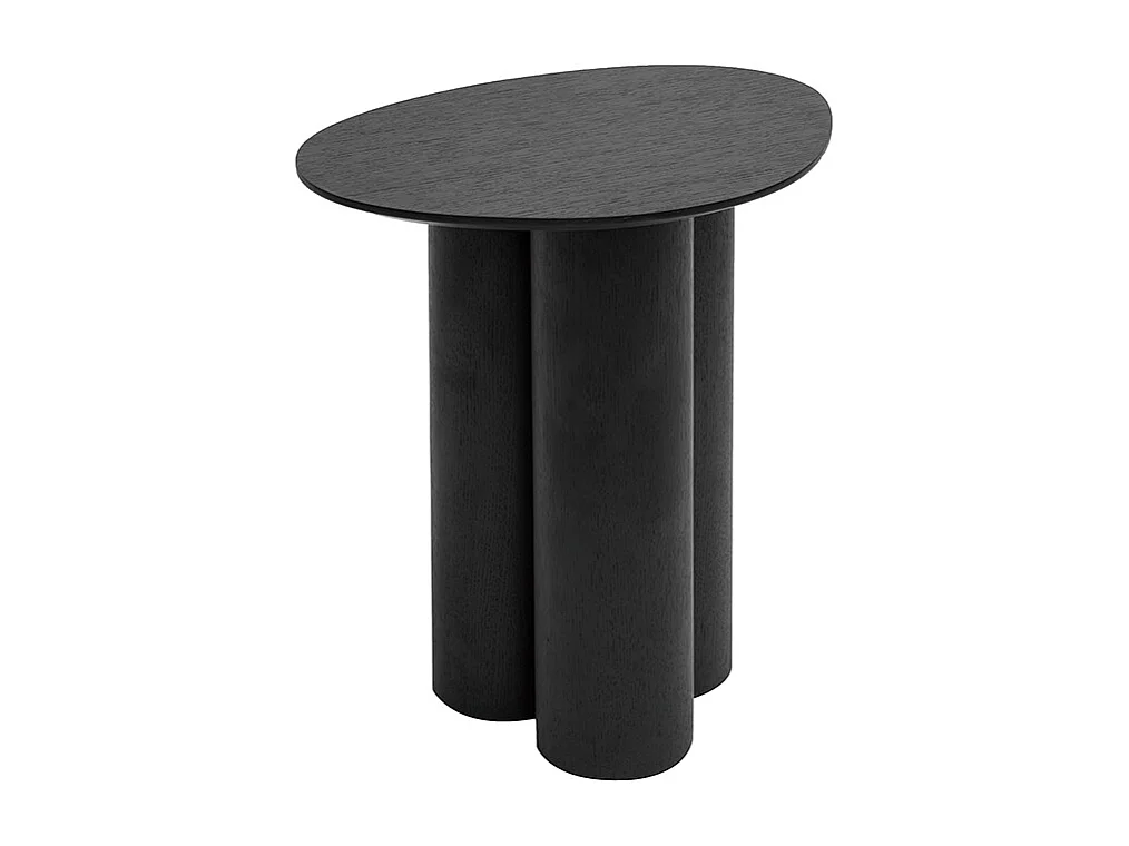 Mesa auxiliar de diseño negra HOLLEN