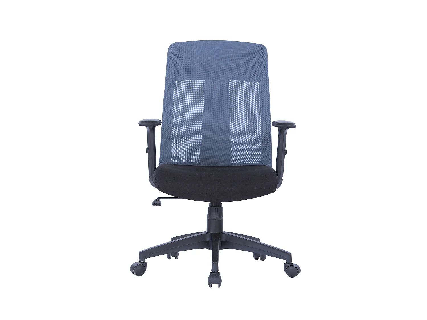 Laguna | Silla de oficina de respaldo alto en tejido gris/negro
