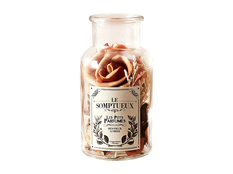 Pot pourri LES POTS PARFUMES "Le Somptueux" orange senteur ambre