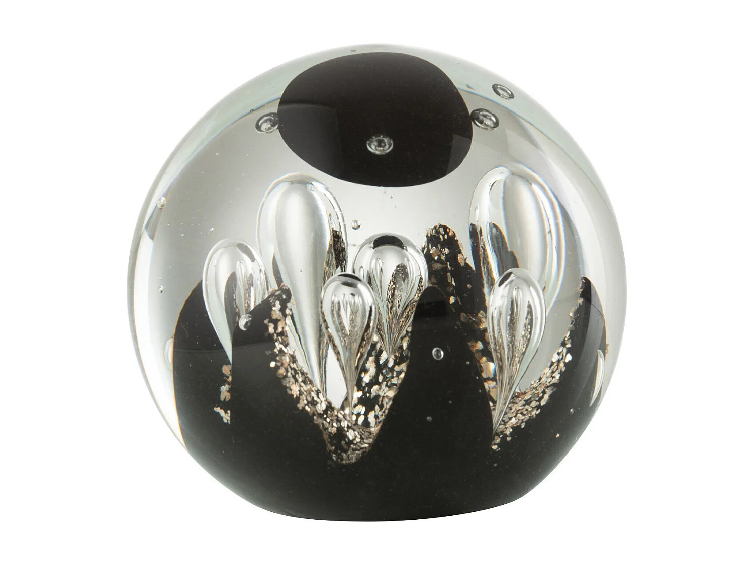 Presse-Papier en Verre "Magic" 10cm Noir