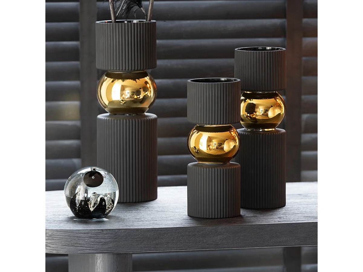 Presse-Papier en Verre "Magic" 10cm Noir