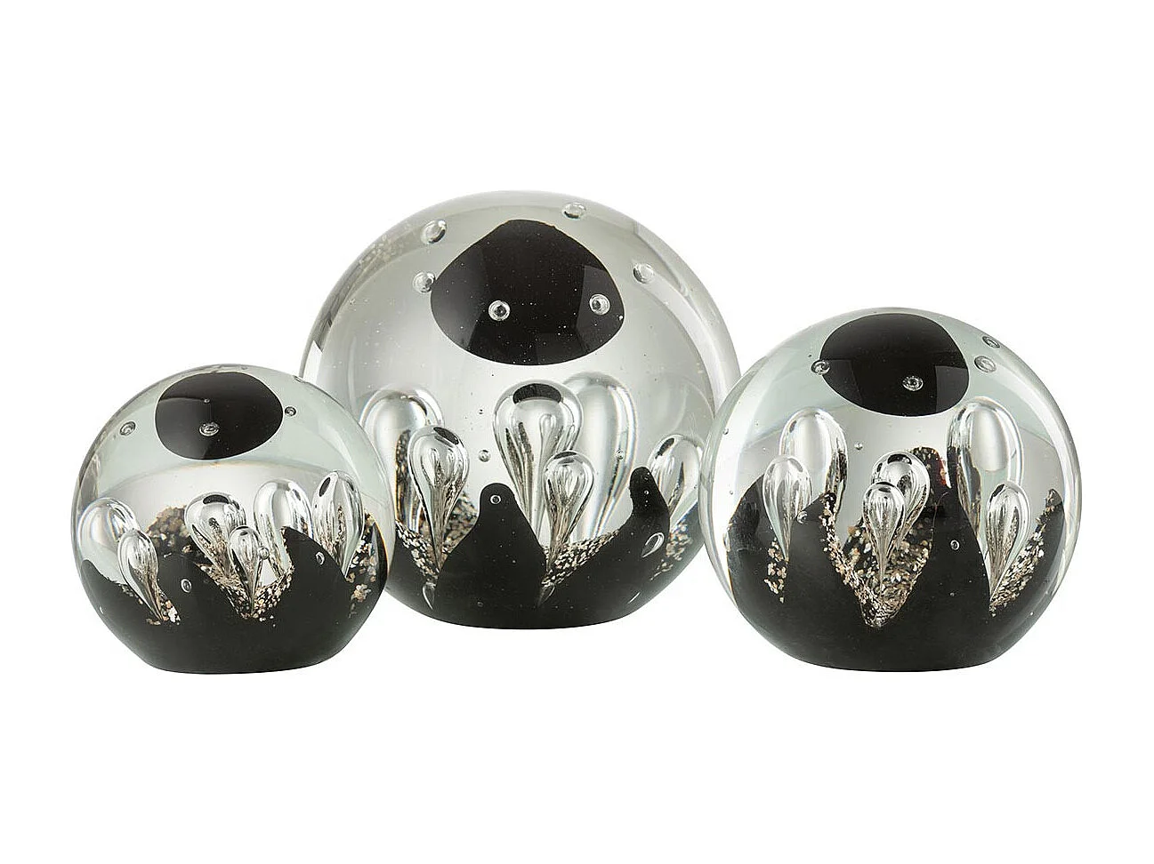 Presse-Papier en Verre "Magic" 10cm Noir